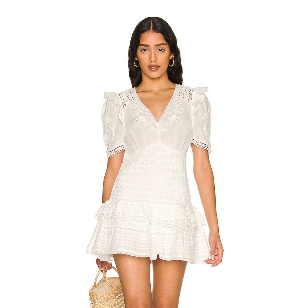 Loveshackfancy size Medium white Rena dress (NWOT)